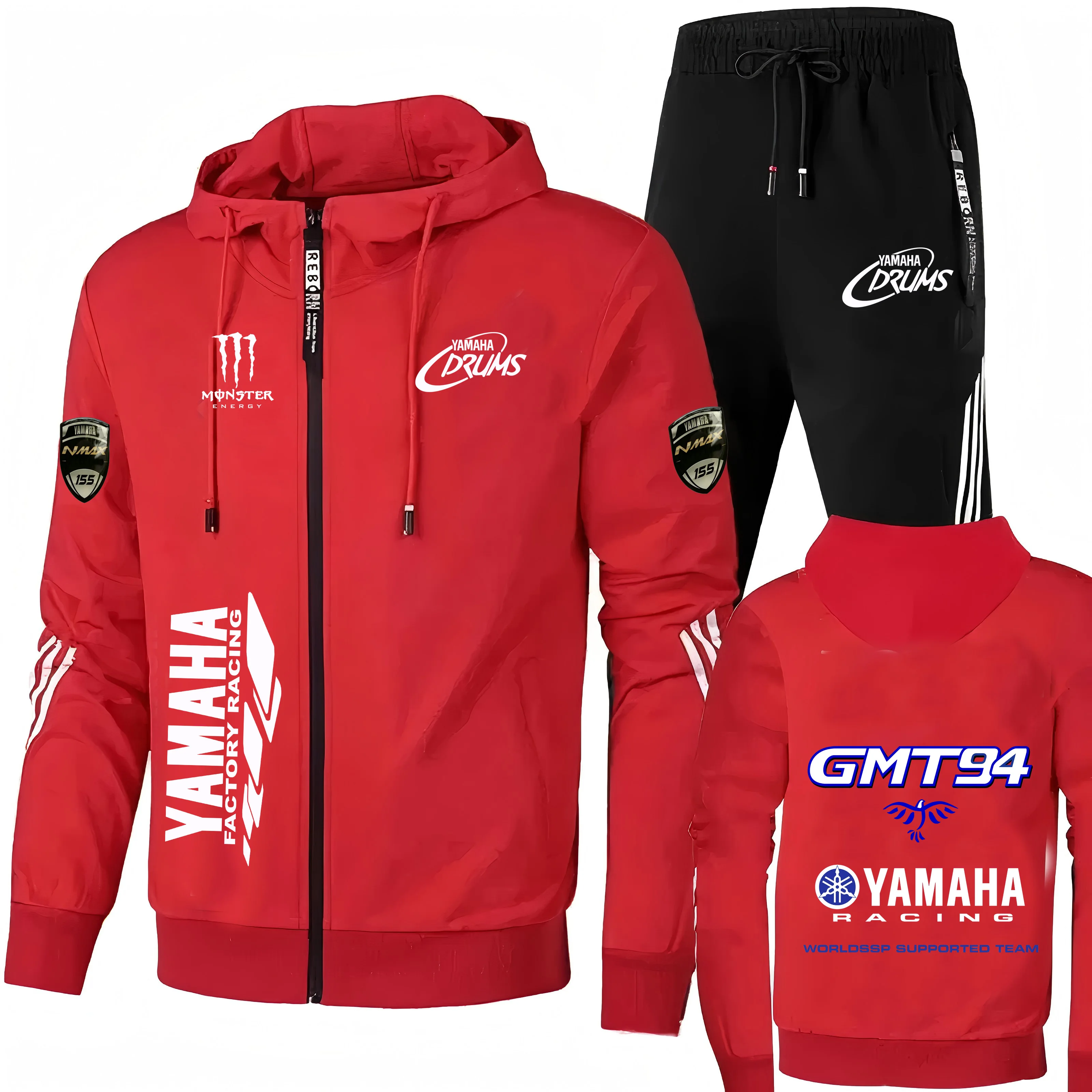 Yamaha Team Racing Suit 赤/黒 Shop Yamaha Racing Suits Now - Unleash Your Inner Champion!