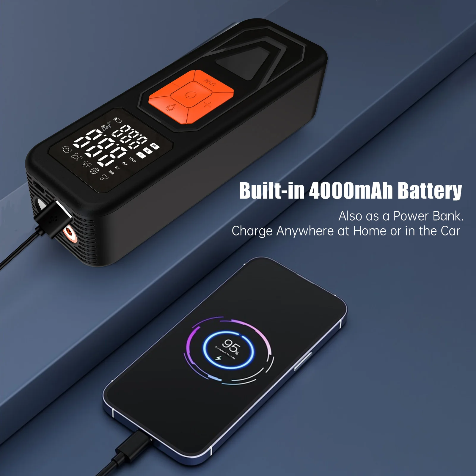 �з� ǥ�ñ� LED ���÷��̰��ִ� �޴�� �ڵ��� Ÿ�̾� ��â�� �ڵ��� ������ �� ��� SOS ������ ���� ���� �� 150PSI