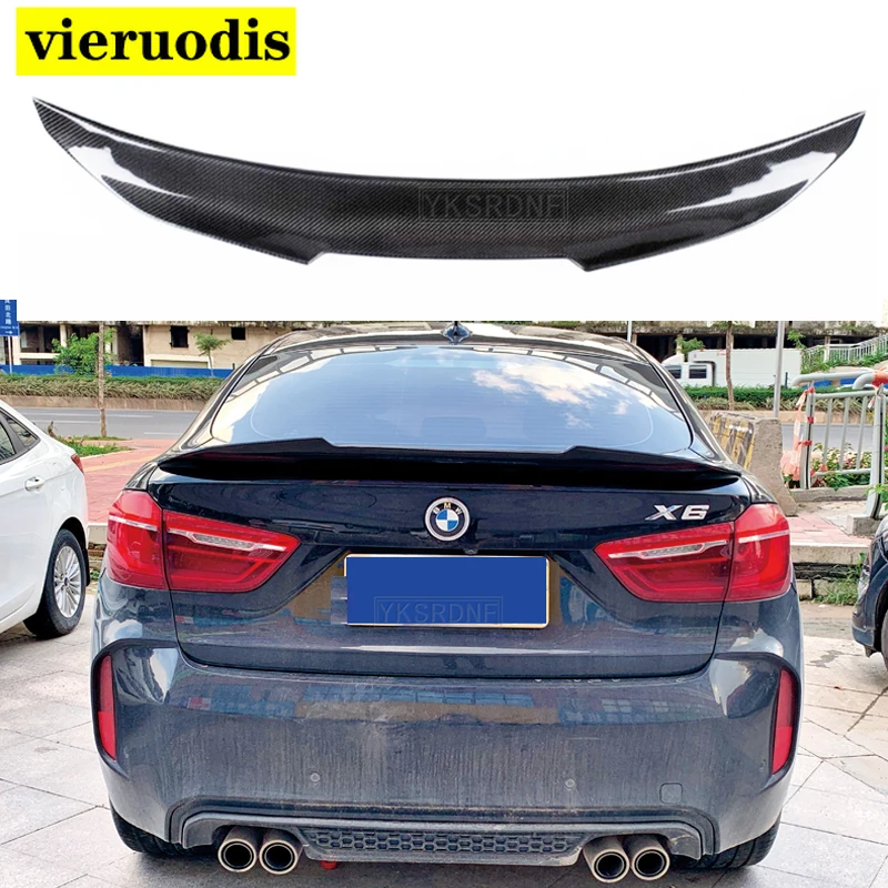 New Auto Car Spoiler Wing For Bmw X6 F16 20152019 Frp / Carbon Fiber