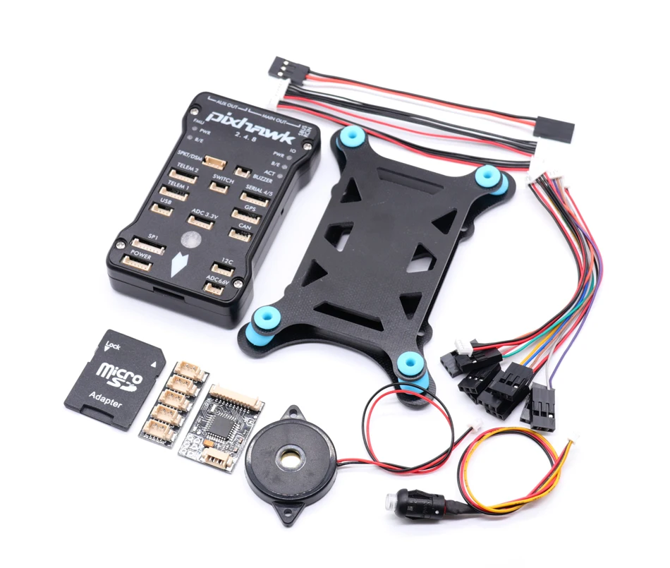 RC PixHawk PX4 PIX 2.4.8 32 Bit Flight Controller +Shock Absorber+PPM+Safety Swi