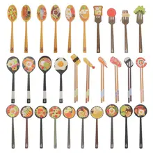 

120pcs Anomaly Spoon-shaped Bookmarks Creative Note Cards (Assorted Color)