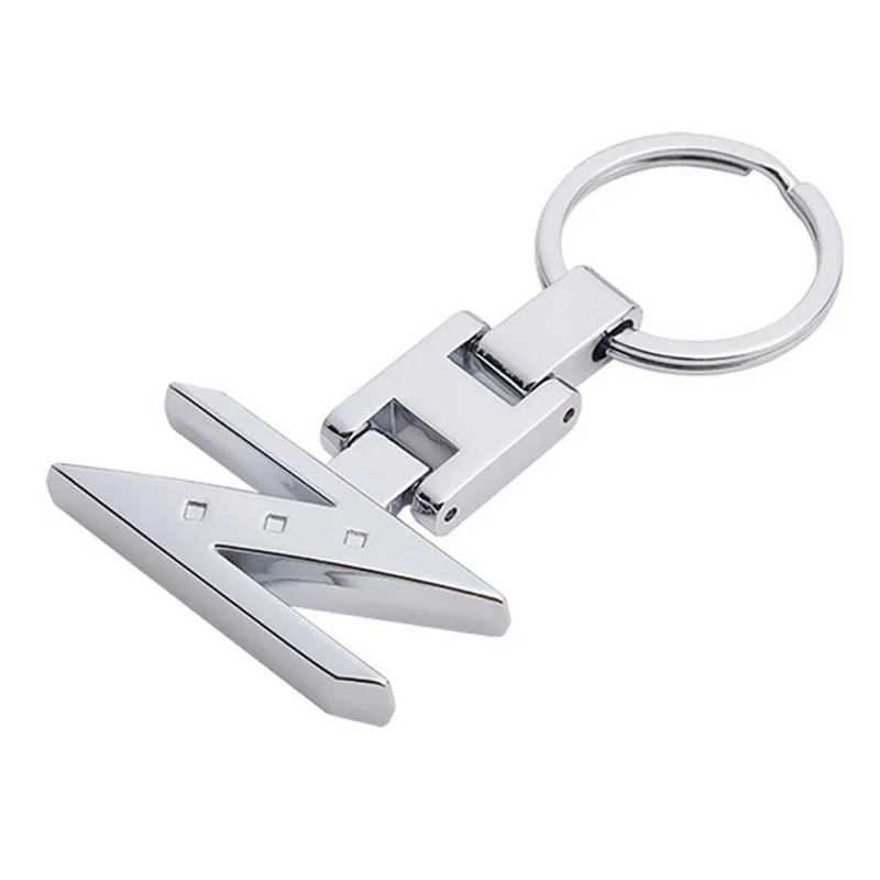 Z Style Car Key Chain Ring Chrome Finishing For Nissan 280ZX 300ZX 350Z 370Z Z Car Key Ring Keychains Chrome Keyring