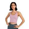 Lemon Women Passion U-Back Yoga Bras Buttery Soft Workout Gym Racerback Crop Tank Sports Sleeveless Shirt Female Athletic Tops 5
