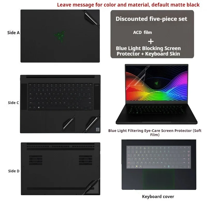 Premium Laptop Body Protective Film - Scratch-Resistant Case Cover