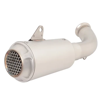 Escape Motorcycle Mid Link Tube And Muffler Stainless Steel Exhaust System Modified For Svartpilen 401 2017-2019