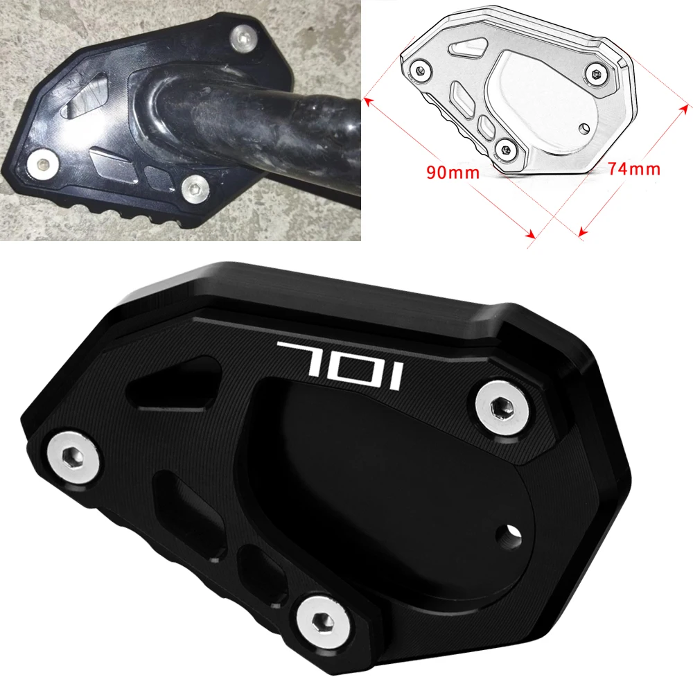 

Motorcycle Kickstand Side Stand Enlarge Extension pad Accessories For Husqvarna 701 Enduro 701 SMC For GAS GAS 700 ENDORO SMC