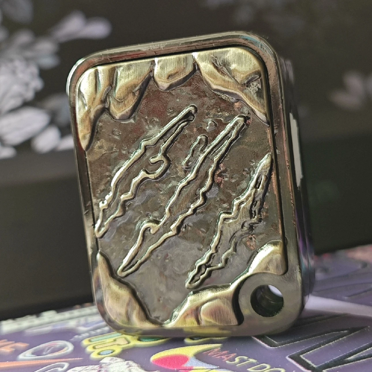 BPMODS 邪悪なドラゴンプッシュフィジェットスライダー EDC そわそわ