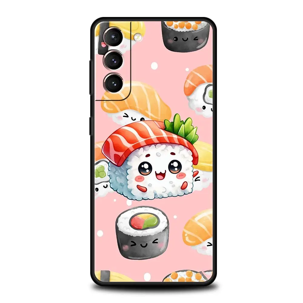 Adorable Cartoon Sushi Soft TPU Phone Case Cover