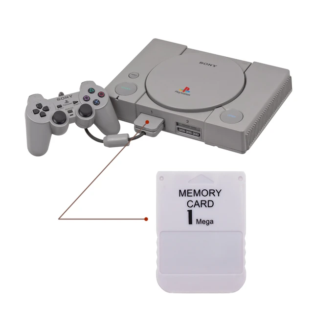 Memory Card 1 Mega Memory Card For PlayStation 1 One PS1 PSX Game Consoles  - AliExpress