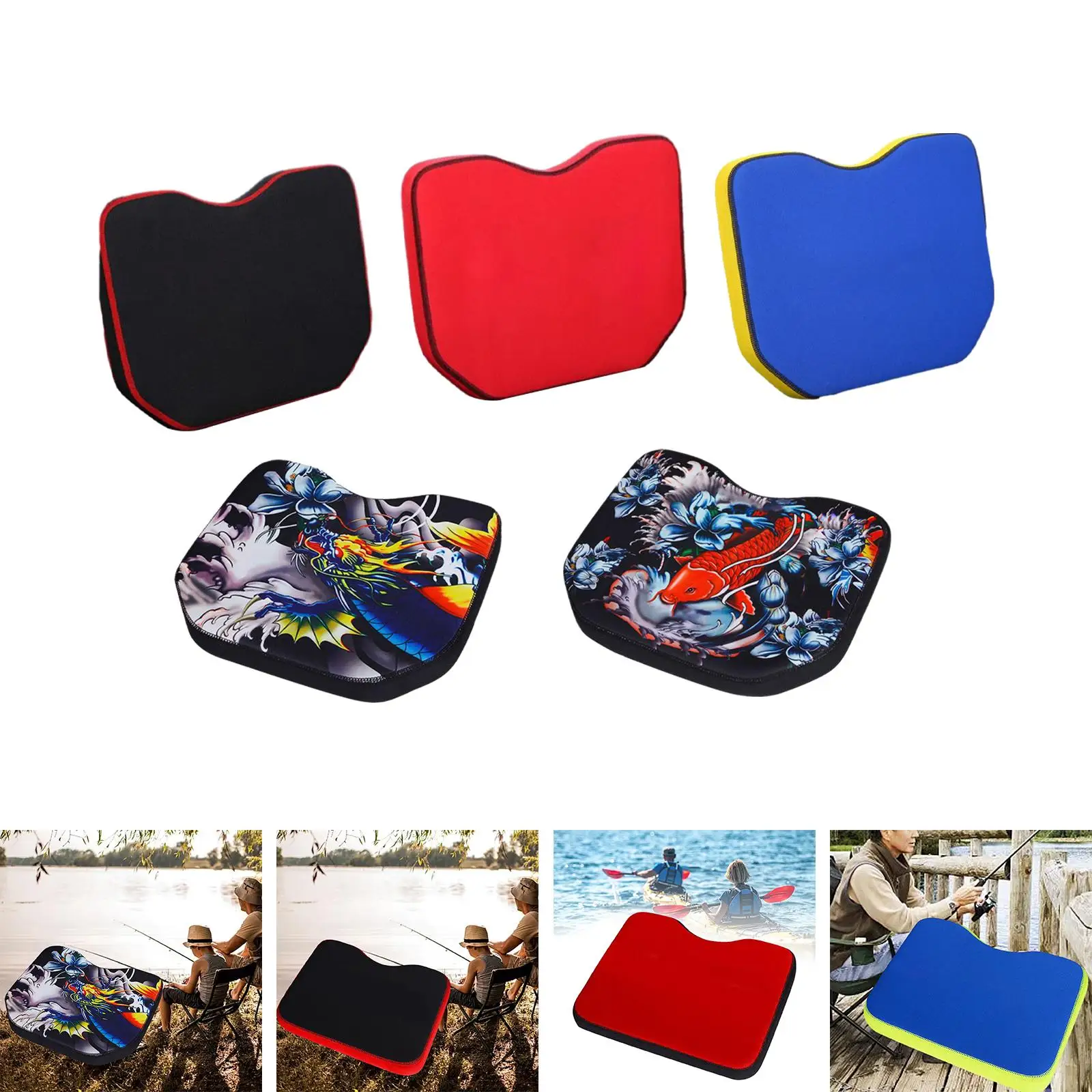 Kayak Seat Cushion Soft Fishing Cushion for Kayak Accessories Sports Fishing