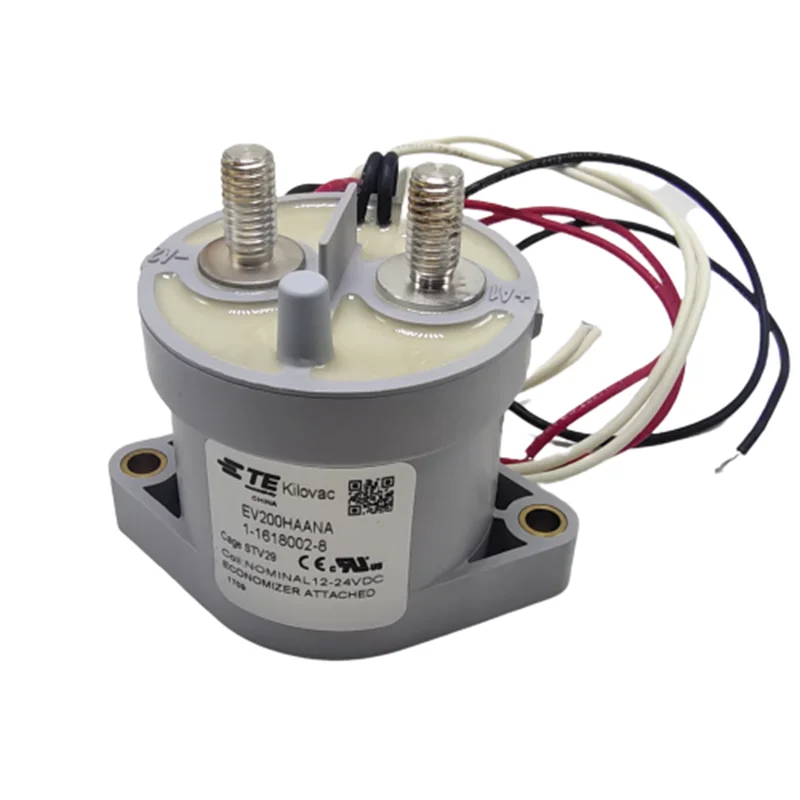 

EV200HAANA 1-1618002-8 High Voltage DC Relay Contactor With Feedback Contact Coil Voltage 12-24VDC