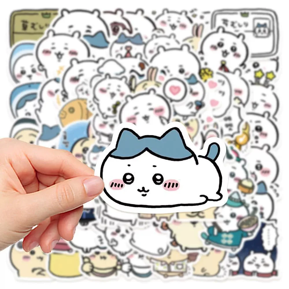 60/100pcs Cute Chiikawa Stickers Cartoon Kawaii Anime Decals For Kids Laptop Luggage Scrapbook Water Bottle Stickers Kids Toys 4