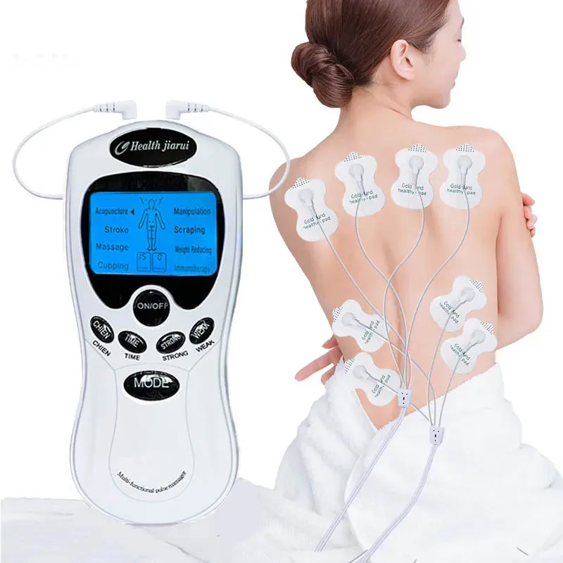 Electric Tens Muscle Relax Massager Neck Back Foot Pain Body Myostimulator Electrotherapy Stimulator Therapy Massage Slimming