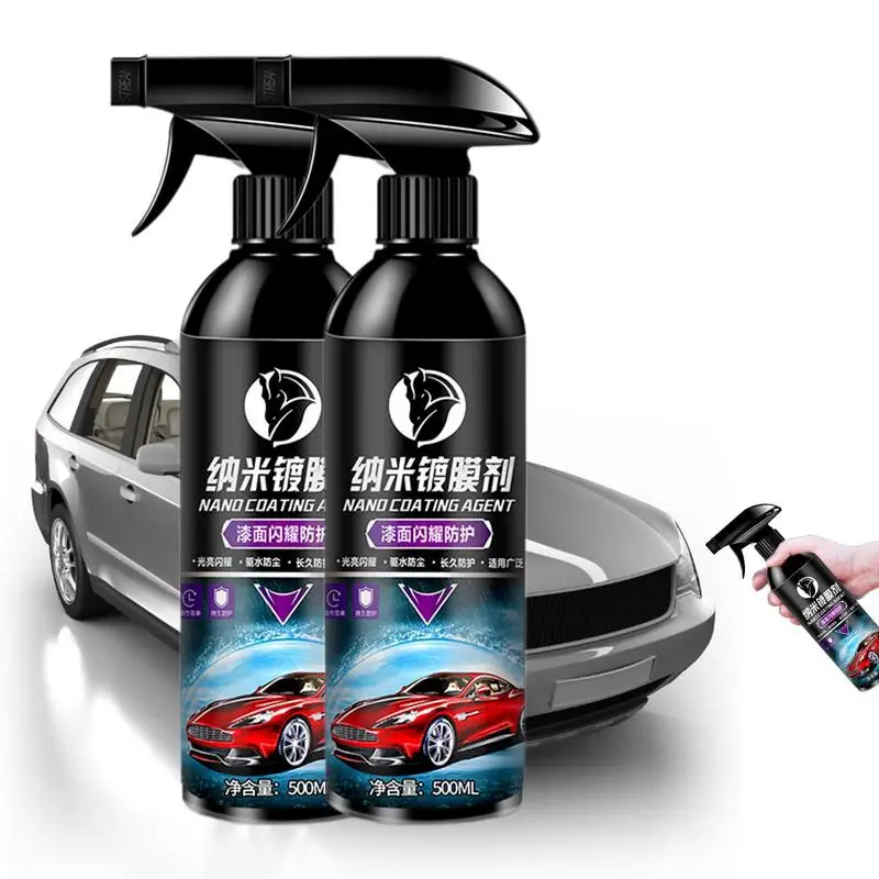 

Car Nano Coating Spray Vehicle Ceramic Wax Car Crystal Polish Hydrophobic Liquid Car Paint Repairer For Car Exterior Restoring
