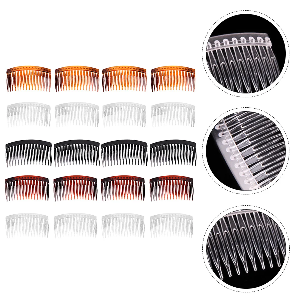 

25 PCS Bangs Comb French Hair Fine Teeth Hairdressing Combs for Scalp Accessories Massage Lengthen