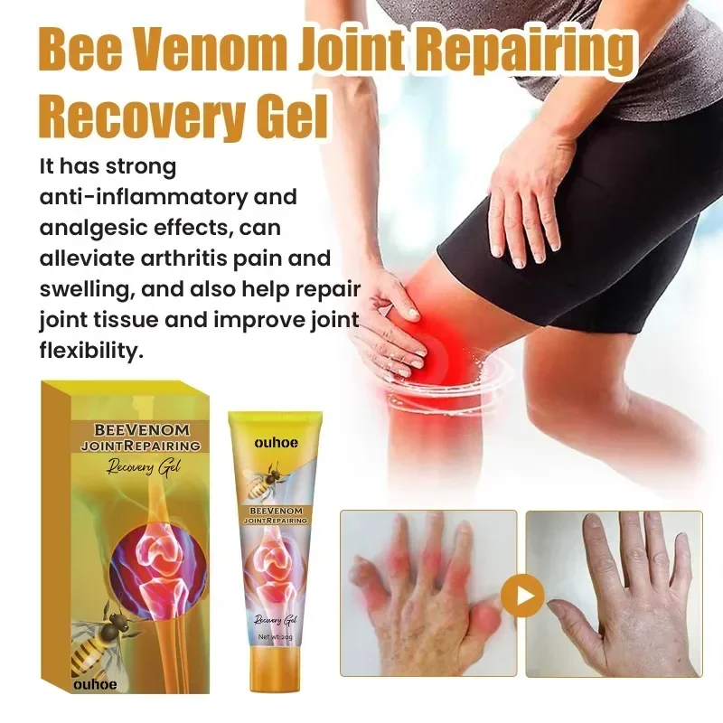 20g Bee Venom Pain Relief Cream Topical Professional Treatment Gel Knee Care Joint Pain Relief Cream Bee Venom Cream Care professional rugby football soccer goalkeeper jerseys uniform thicken eva sponge elbow knee padded shirts pants protector