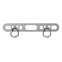 Metal Phone Lanyard with Stainless Steel Double Buckle Strap Attachment - Metal (1Pcs Titanium)