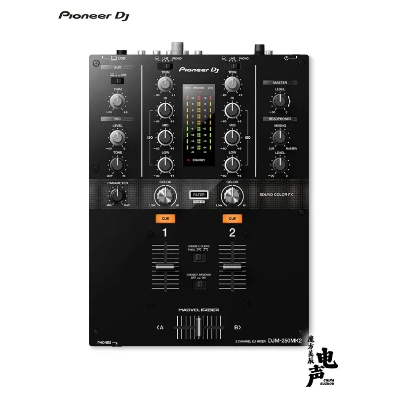 Pioneer DJM-250MK2 Pioneer 사운드 카드 소프트웨어가 내장된 보급형 스크래치 믹서