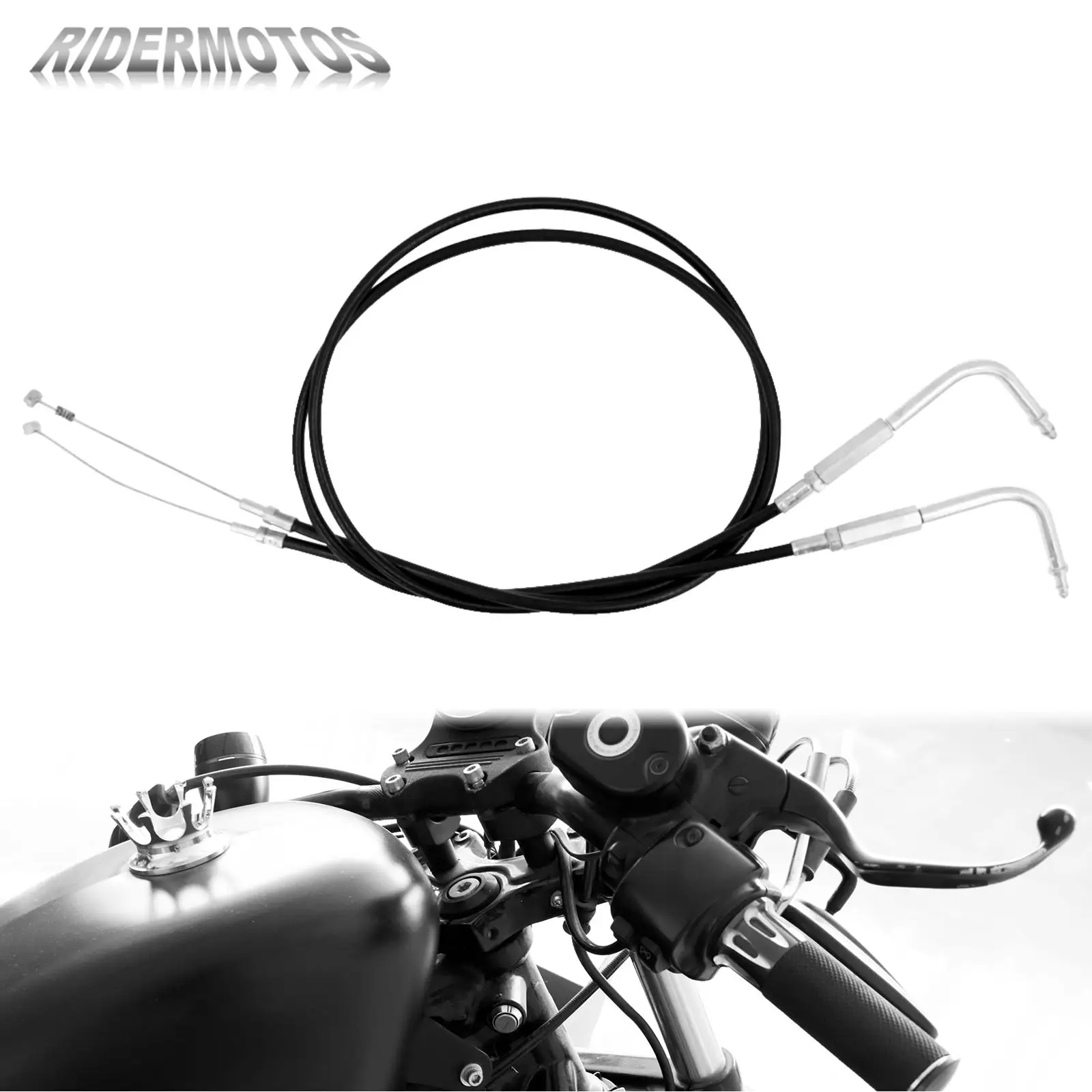 Motorcycle Throttle Cable / Clutch Cable For Harley Sportster Iron