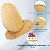 Support coulissant en bambou pour batteur KitchenAid, pour batteur vertical à tête oblique 5 QT-8QT, patin coulissant pour batteur de cuisine 5