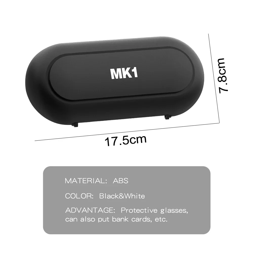 포드 포커스 MK2 MK3 MK4 MK1 2 3 4 1 용 자동차 선바이저 안경 케이스, 거치대 선글라스 보관함, 자동차 인테리어 액세서리 장식