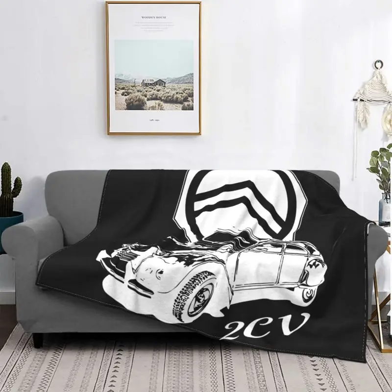 Citroen 2Cv Coperta Casual Addensare Sul Copridivano Coperta Decorazione Domestica