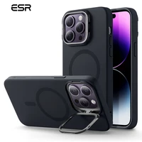 ESR for iPhone 14 Pro MaX Liquid Silicone MagSafe Case for iPhone 14ProMax Silky Smooth Soft Silicone Case With Camera Kickstand 1