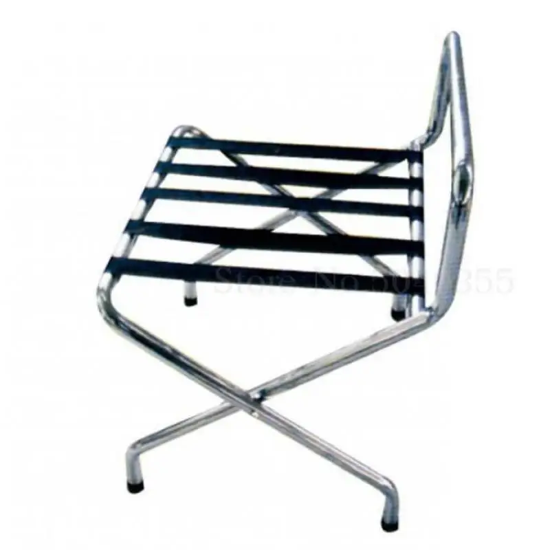 Hotel luggage rack stainless steel rack hotel room folding luggage clothing tray home office