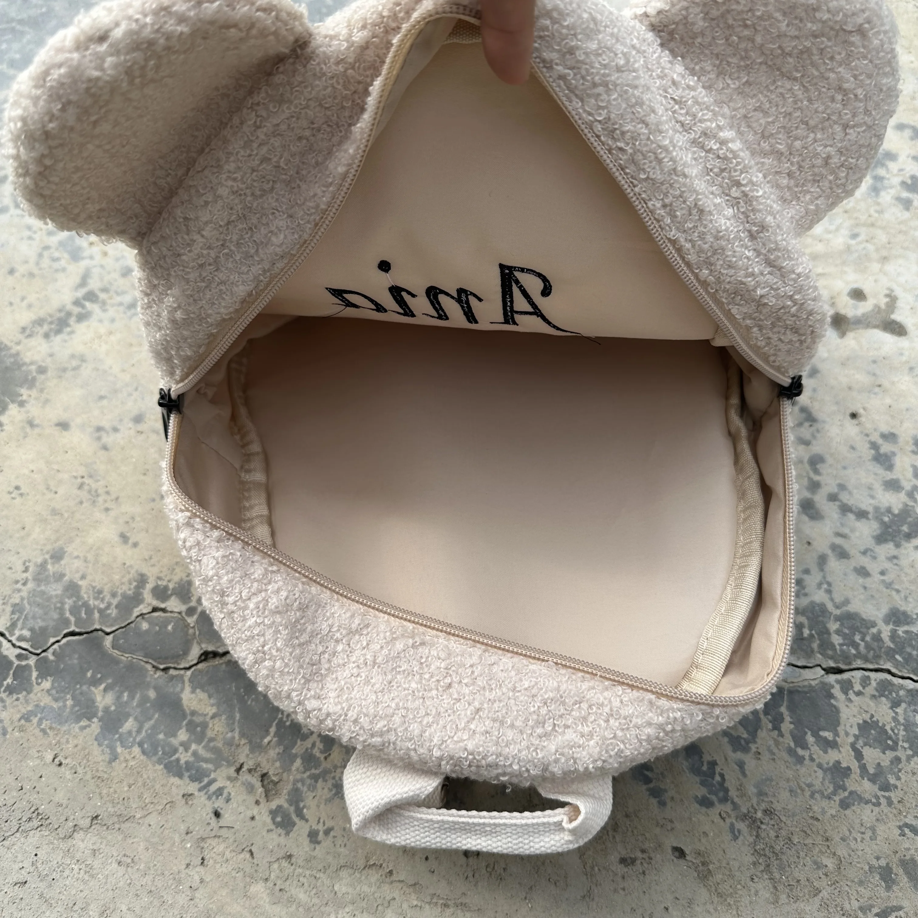 Lightweight Plush Bear Toddler Backpack – Personalized Embroidered Kids Bag with Custom Name, Ideal Gift for Boys and Girls Bags & Storage Items Small backpacks