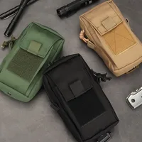 Tactical Molle Shoulder Strap Pack Outdoor EDC Tool Bag 1000D Nylon Multifunctional Mobile Phone Pouch Backpack Accessory Pack 2