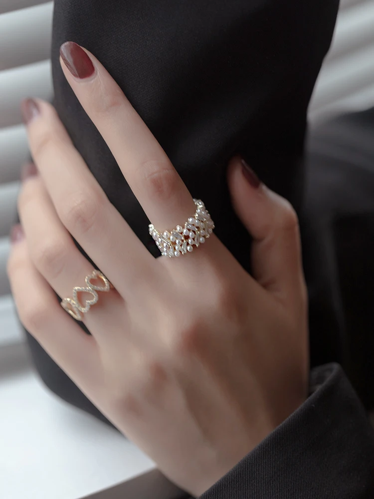 Gold Color Rings for Woman Adjustable 2025 New Fashion Korean Jewelry Luxury Party gold color rings,gold color ring,finger ring,adjustable rings