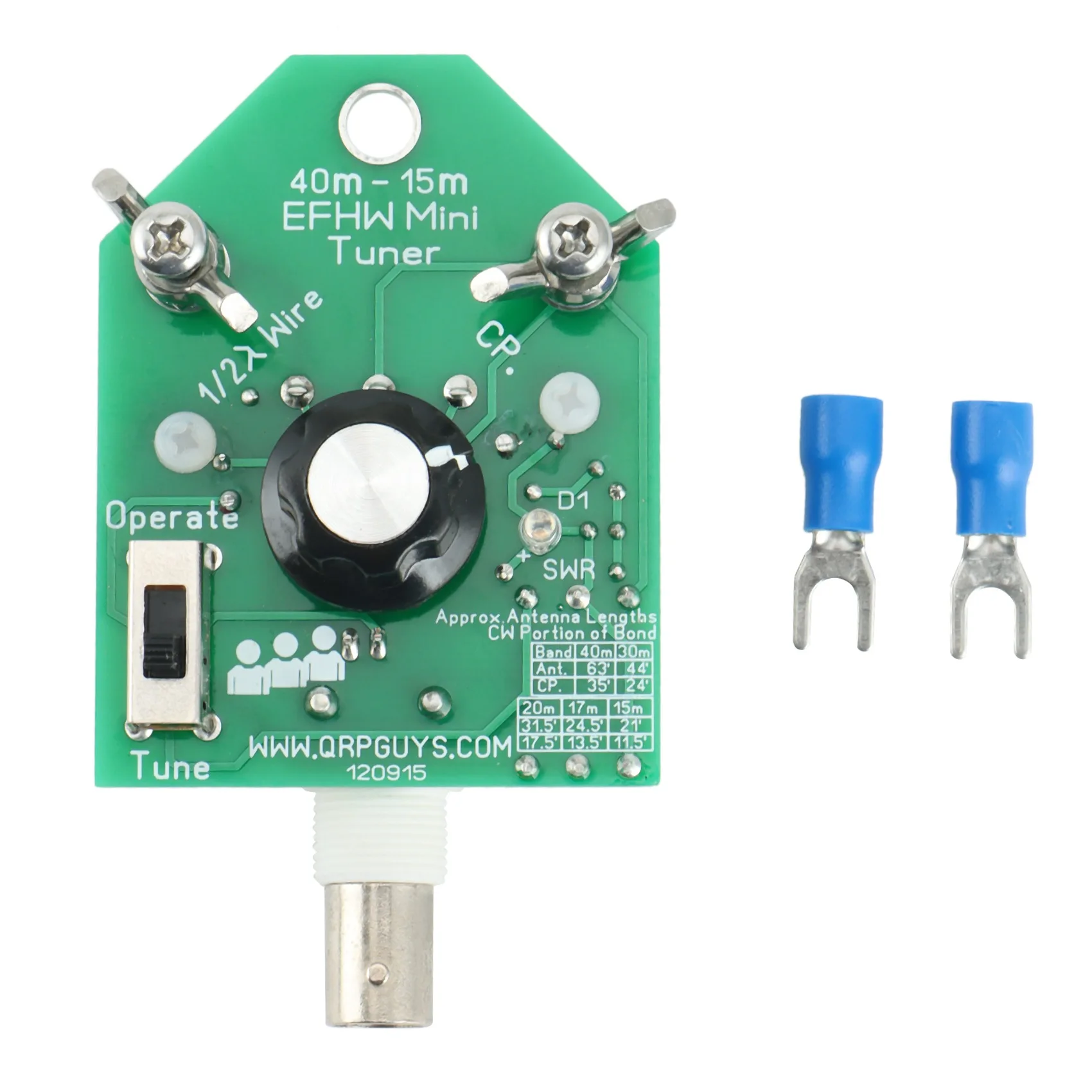 

Новый EFHW 40M-15M 5W Mini антенна тюнера 7M-28MHz плата тюнера готовая доска