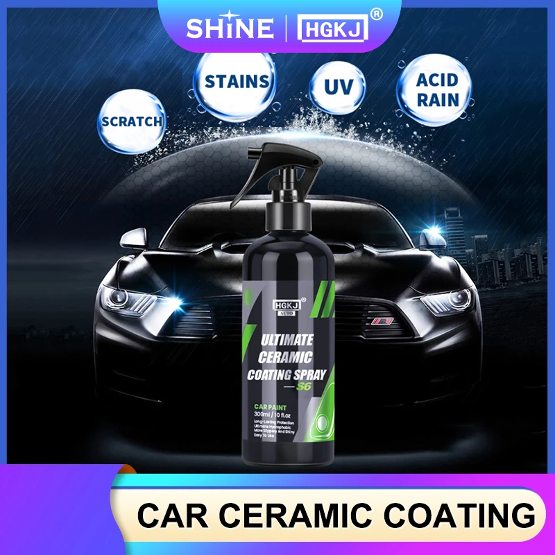 Ceramic Coating For Cars Paint Mirror Shine Crystal Wax Spray Nano Hydrophobic Anti-fouling Auto Detailing Car Cleaning Products adam polishes