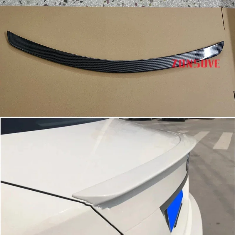

For Mercedes Benz C CLss W204 Sedan 4-door 2007-2013 Year Spoiler ABS Plastic Rear Trunk Wing Car Body Kit Accessories