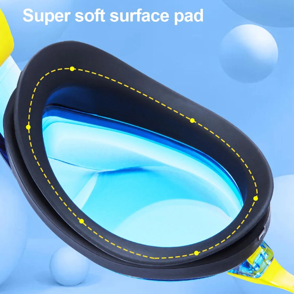 Swimming Goggles For Men Women Anti-Fog Uv Prescription Waterproof Silicone Adjust Swim Pool Eyewear Adults Kids Diving Glasses 5