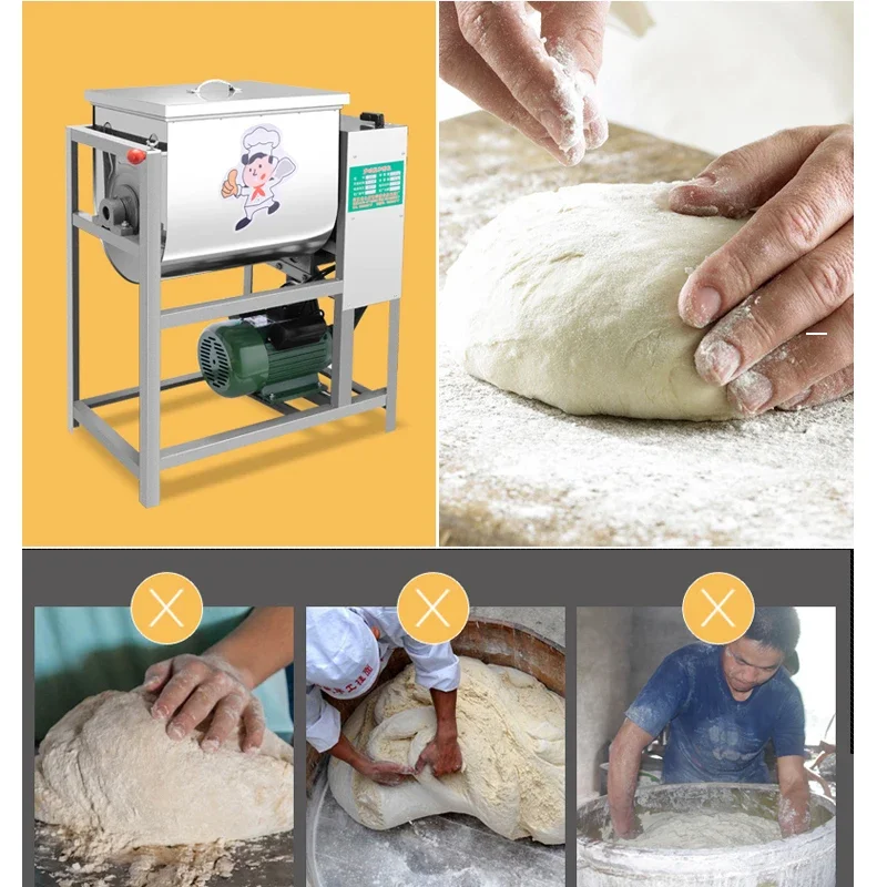 15kg handels üblicher Teig mischer elektrischer Mehl mischer Rühr mischer geeignet für Nudel brotteig Knet kapazität (5-15kg) 1500w