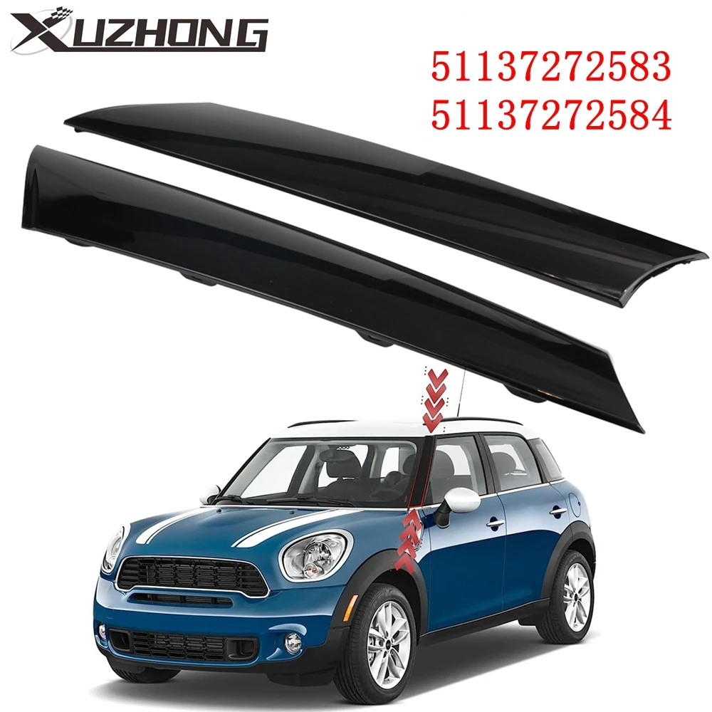 

51137272583 51137272584 Front Left& Right Side Windshield Post Trim A Pillar Molding Cover For Mini Cooper R55 R56 R57 2007-2015