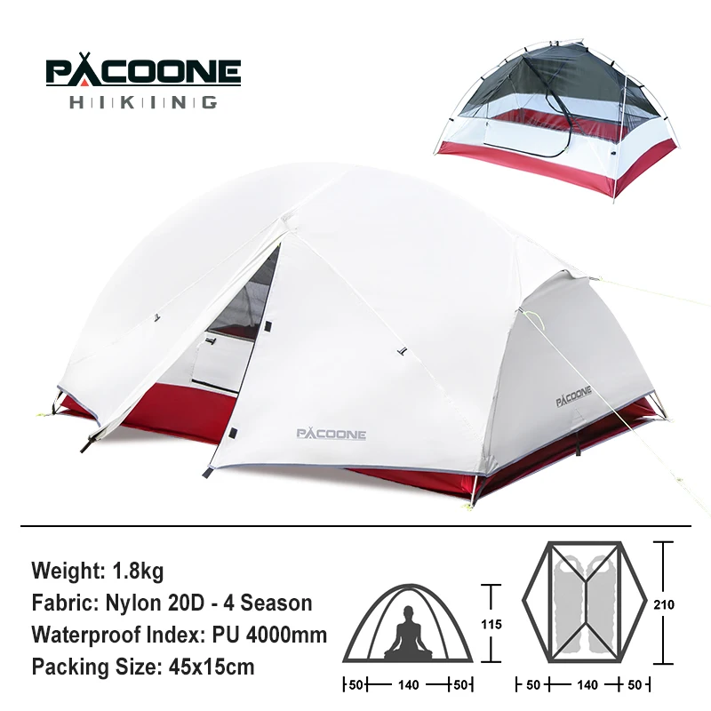 Ultralight 20D Nylon Camping Tent 3