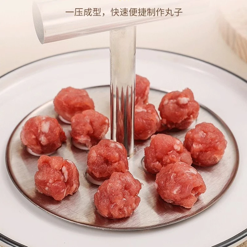 6 Holes /12 Holes Meatball Maker For Kitchen Meatball Mold Stainless Steel Household Meat Ball Maker Diy Tools