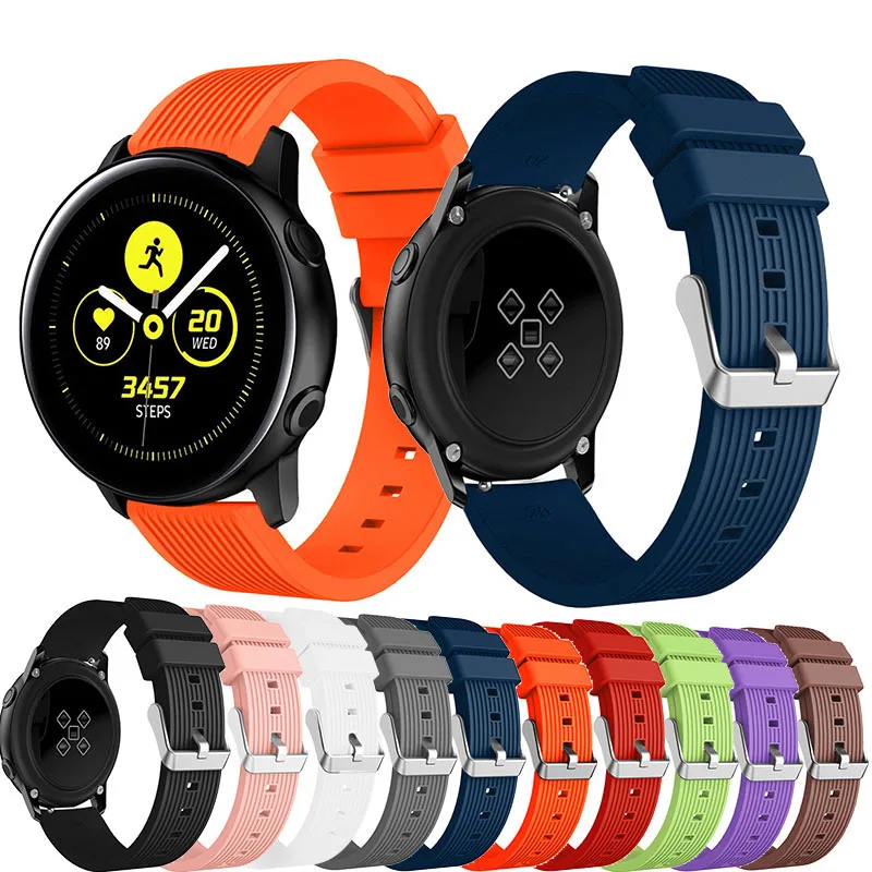 

Personality replacement watch strap for Samsung Galaxy Watch Active Bracelet Silicone watch bands for Samsung Gear S2 Sport 20mm