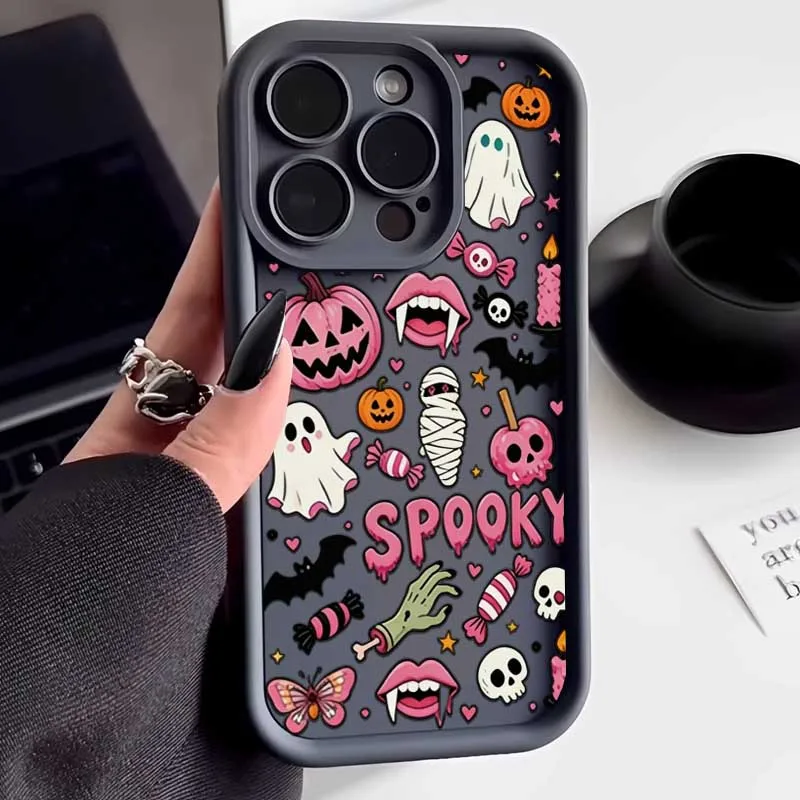 Adorable Halloween Ghost Pattern Phone Case Cover