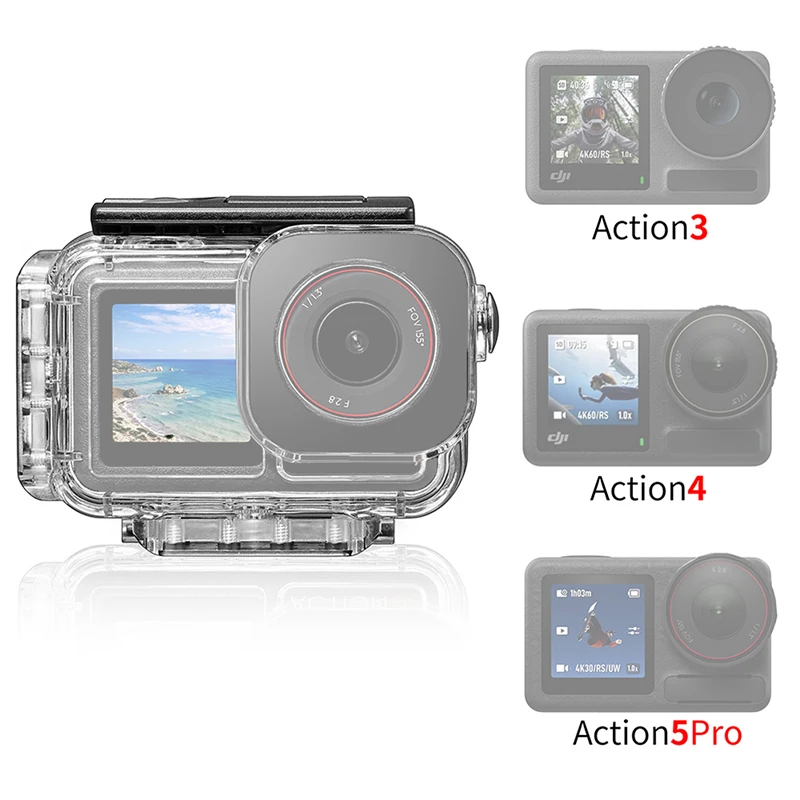Waterproof Quick-Release Magnetic Protective Diving Housing Case