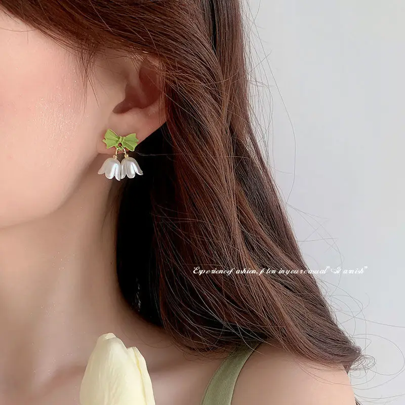 Summer Flower Ear Clip Without Ear Hole Girl Earrings