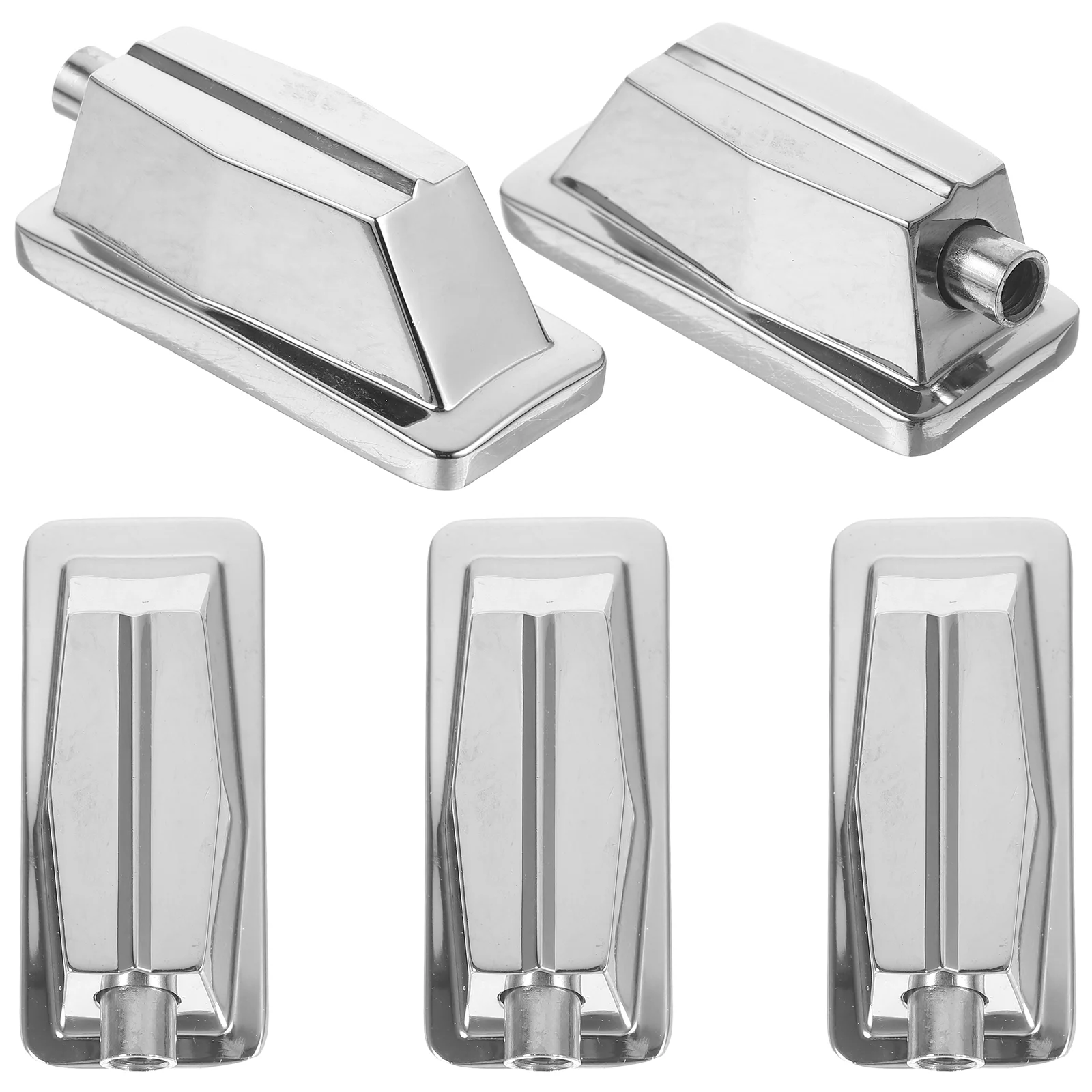 

5 Pcs Single End Drum Lugs Silver Metal Rectangle Drum Lug Metal Drum Replacement Parts Drum Accessories Drum Percussion