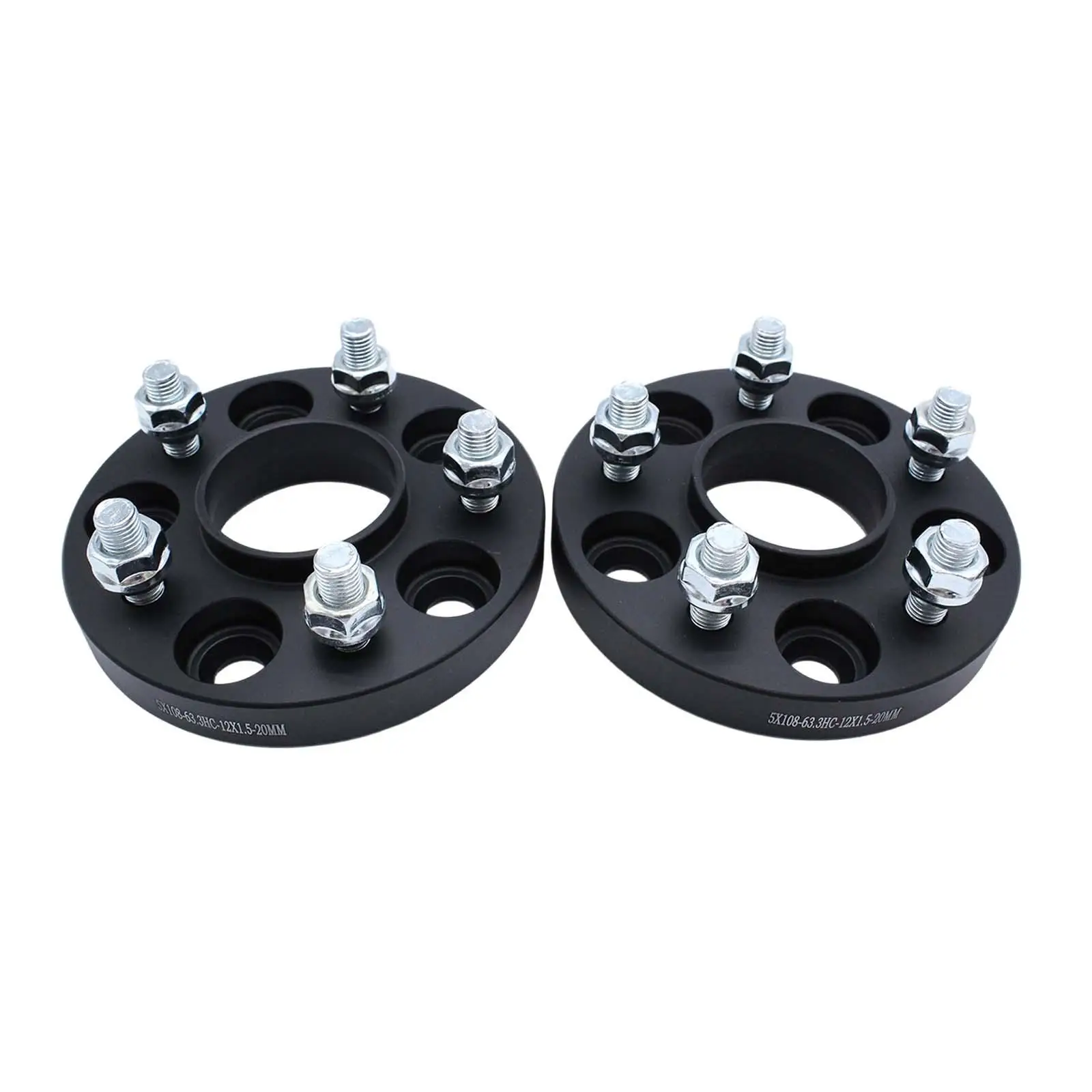 

2Pcs Hubcentric Wheel Spacers 63.3 Wheel Adapters Spacers for Ford MK2 2005-2011 MK3 2011-2018 Automotive Accessories