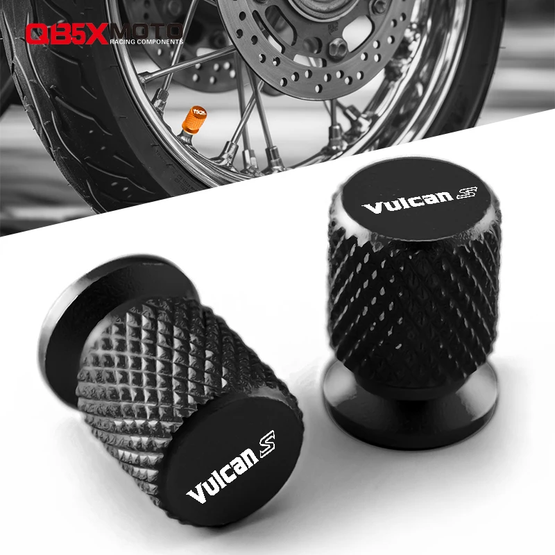 

With Logo For Kawasaki VULCAN S VulcanS 650cc 650 CC Motorcycle Tire Valve Air Port Stem Cover Cap Plug CNC Aluminum Accessories
