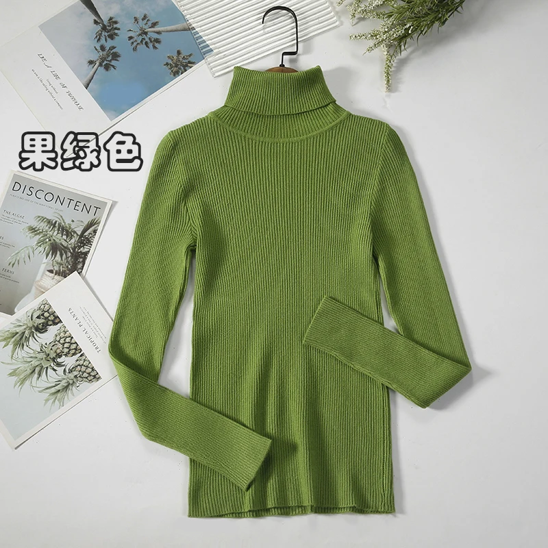 JMPRS Spring 2022 Women Turtleneck Sweater Pullover Long Sleeve Knitted Solid Jumper Casual Fall Basic Ladies Cheap Tops cardigan Sweaters