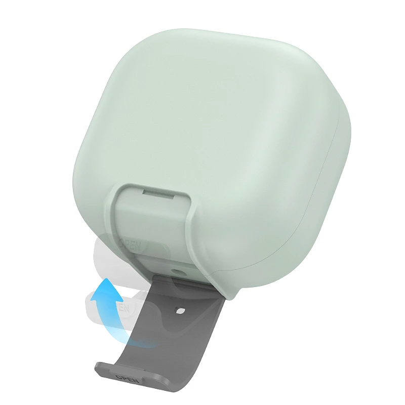 Luxury Lock Switch Bracket Case - Shockproof Protective Cover for Wireless Earbud Charging