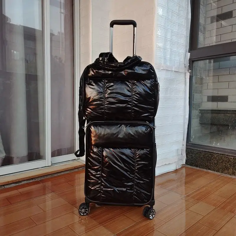 Travel Bag Boarding Luggage Canvas Case Backpack Crossbody Bag Handbag Soft Suitcase