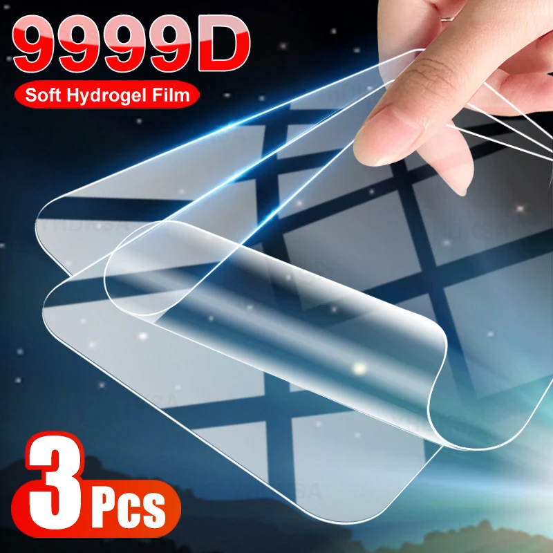 

9999D Hydrogel Film For Samsung Galaxy A03 A13 A33 A53 A73 M23 M33 M53 Screen Protector M02 M12 M22 M32 M42 M52 M62 Not Glass